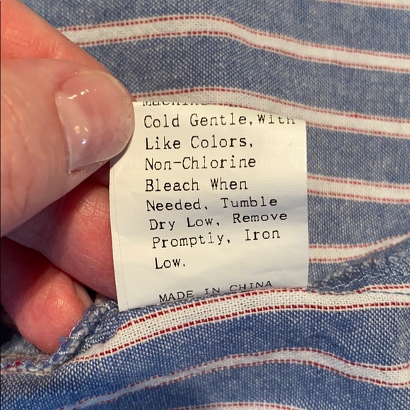 SHEIN Blue/White Striped Open Front Blazer - Picture 15 of 15